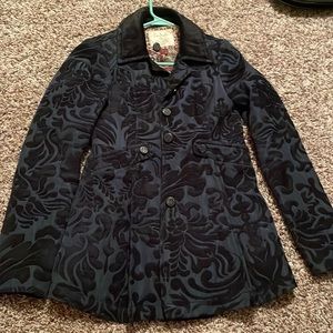 Free people size 2 blue jacket